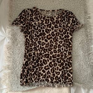 Cheetah print shirt